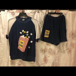 80’s popcorn pj set!